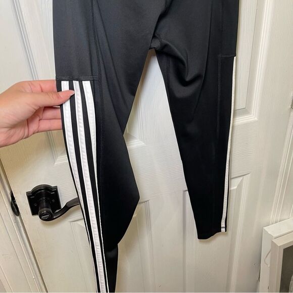 Adidas Women’s Full Length Black and White Leggings - Picture 11 of 11